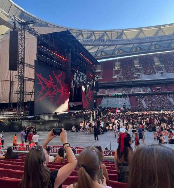 Estadio Metropolitano, Madrid, section: 124, row: 12, seat: 3