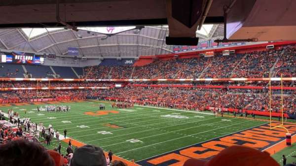 JMA Wireless Dome, section: 214, row: J, seat: 14