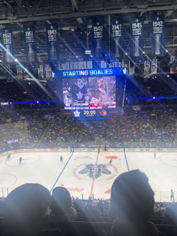 Scotiabank Arena, section: 321, row: 6, seat: 3
