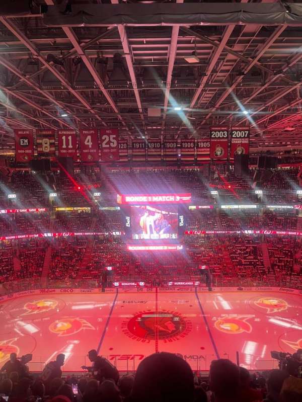Canadian Tire Centre, section: 322, row: N, seat: 10