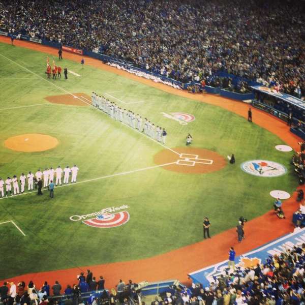 Rogers Centre, section: 531, row: 1, seat: 19