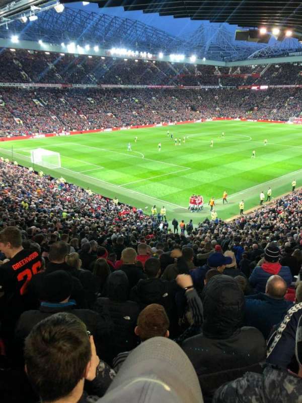 Old Trafford, section: W210