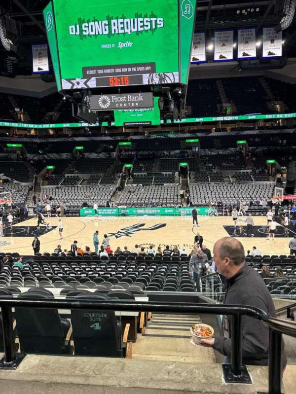 Frost Bank Center, section: 121, row: 21, seat: 9