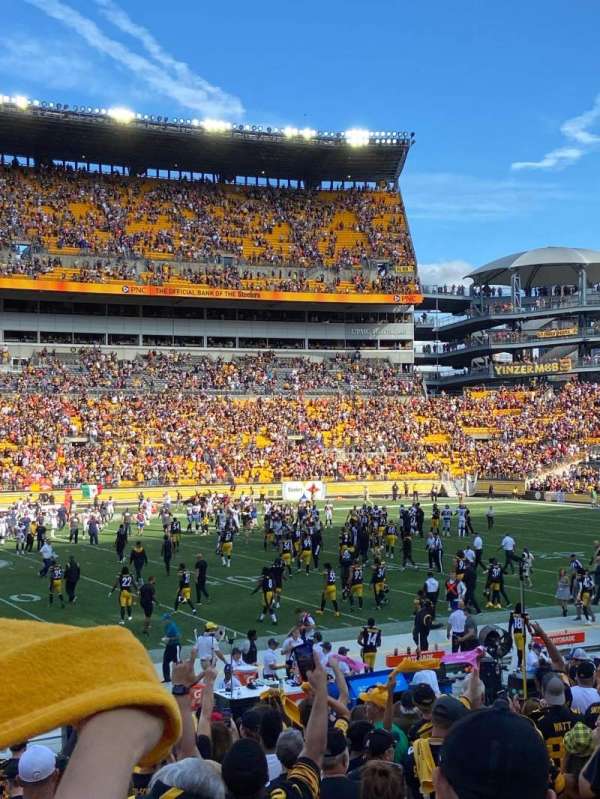 Acrisure Stadium, section: 134, row: P, seat: 22