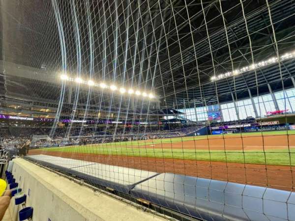 LoanDepot Park, section: FL3, row: AA, seat: 10