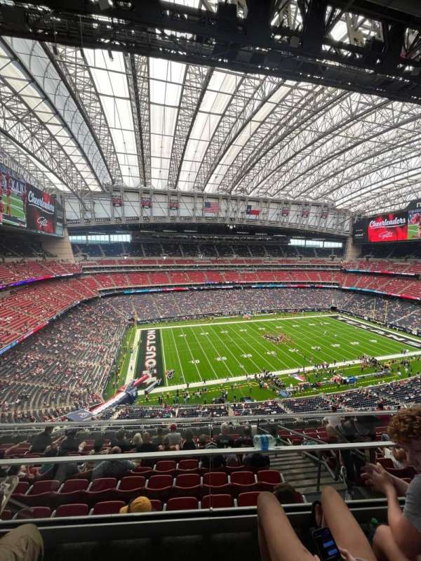 NRG Stadium, section: 613, row: B, seat: 12
