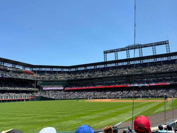 Coors Field, section: 149, row: 9, seat: 4