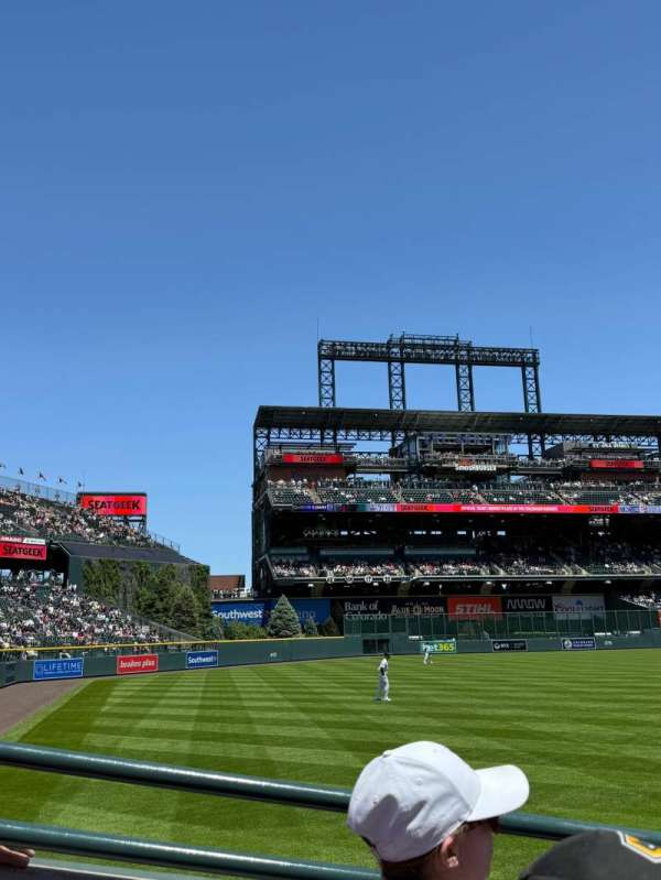 Coors Field, section: 149, row: 9, seat: 4