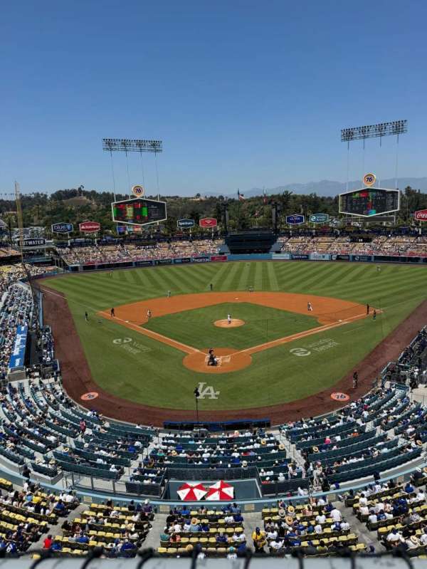 Dodger Stadium, section: 2RS, row: A, seat: 1