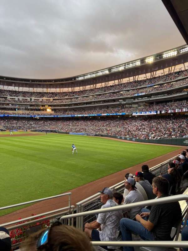 Target Field, section: 131, row: 4, seat: 1