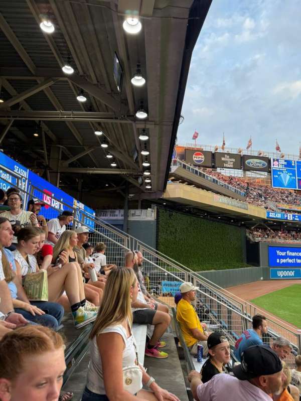 Target Field, section: 131, row: 4, seat: 1