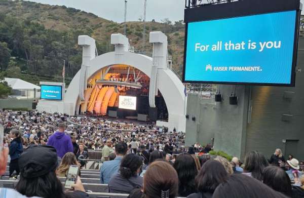 Hollywood Bowl, section: F3, row: 8, seat: 12