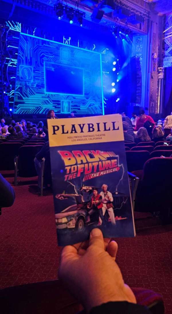 Hollywood Pantages Theatre, section: Orchestra L, row: U, seat: 3