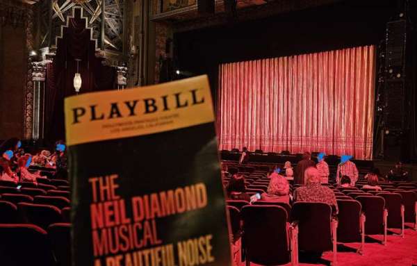 Hollywood Pantages Theatre, section: Orchestra R, row: V, seat: 2