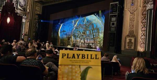 Hollywood Pantages Theatre, section: Orchestra R, row: R, seat: 4