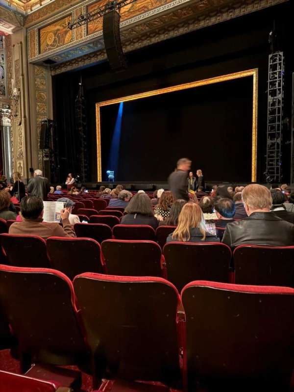 Hollywood Pantages Theatre, section: Orchestra RC, row: P, seat: 209