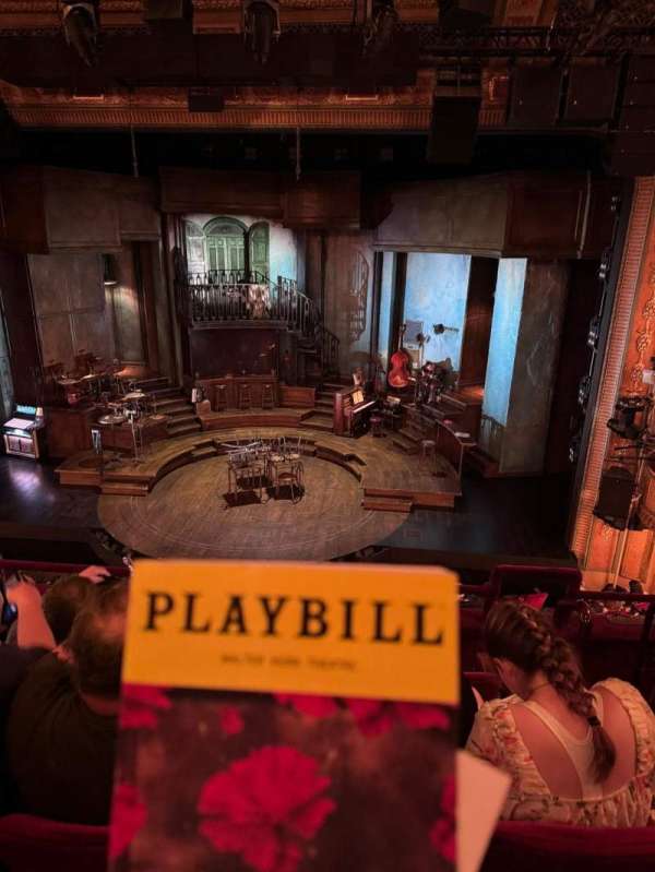 Walter Kerr Theatre, section: Mezzanine C, row: E, seat: 102
