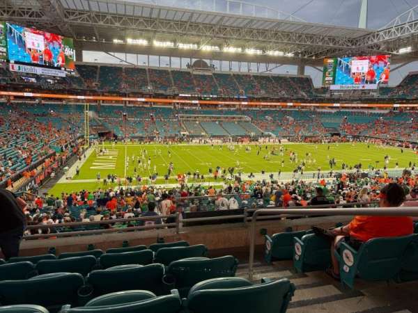 Hard Rock Stadium, section: 222, row: 6, seat: 2