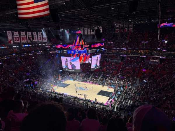 Kaseya Center, section: 322, row: 13, seat: 8