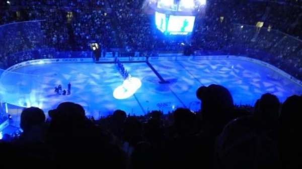 Enterprise Center, section: 320, row: 2, seat: 1