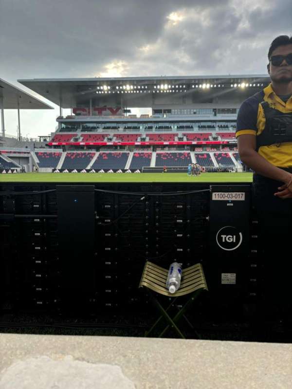 Energizer Park, section: 106, row: 1, seat: 4
