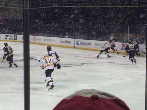 Enterprise Center, section: 111, row: 2, seat: 1