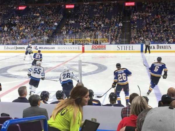 Enterprise Center, section: 103, row: 5, seat: 1