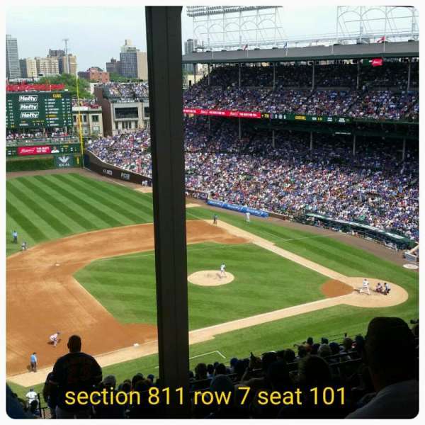Wrigley Field, section: 409L, row: 7, seat: 22