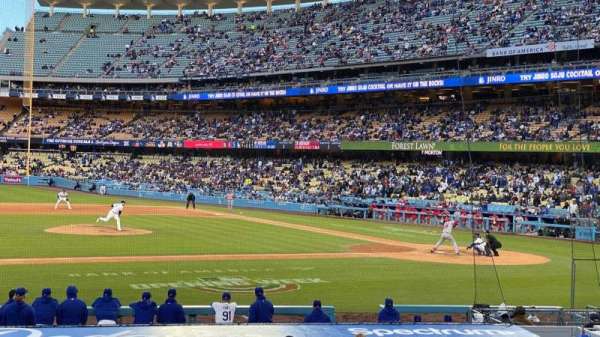 Dodger Stadium, section: 21FD, row: L, seat: 1