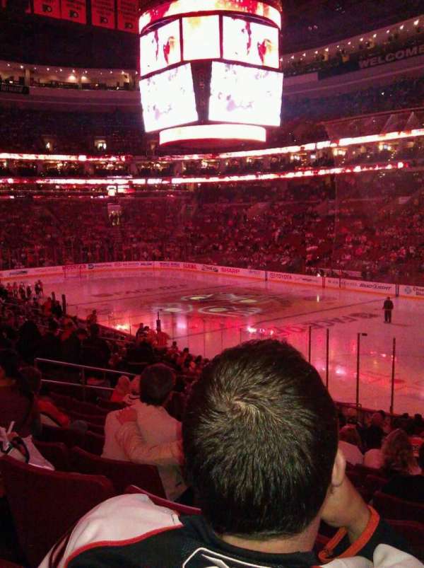 Xfinity Mobile Arena, section: 104, row: 21, seat: 11