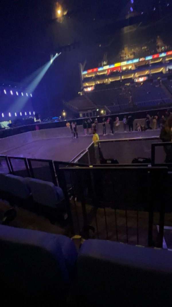 The O2, London, section: 101, row: D, seat: 26