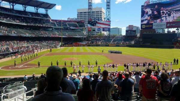 Truist Park, section: 122, row: 10, seat: 5
