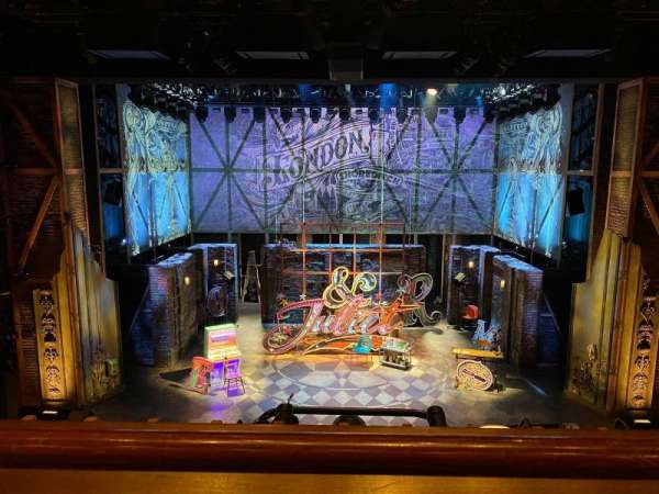 Stephen Sondheim Theatre, section: Mezzanine C, row: AA, seat: 111