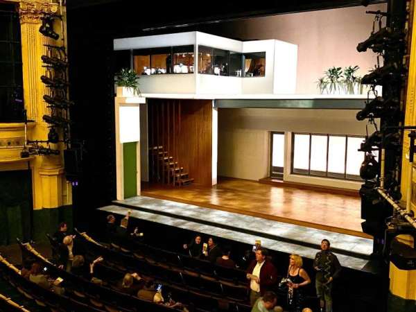 Hudson Theatre, section: Dress Circle R, row: A, seat: 10