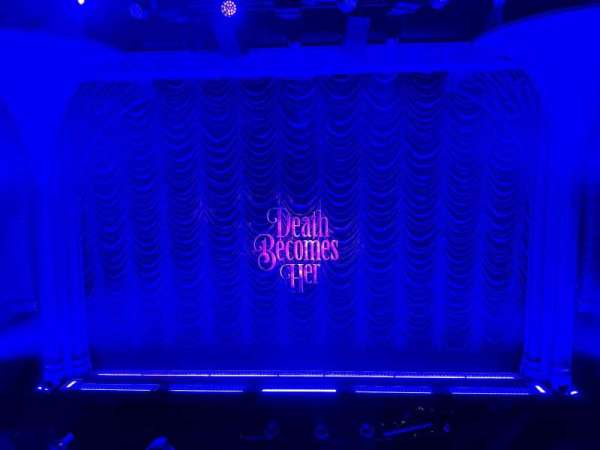 Lunt-Fontanne Theatre, section: Front Mezzanine C, row: A, seat: 109