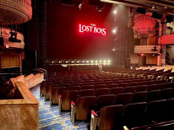 Palace Theatre, Broadway, section: Orchestra L, row: Q, seat: 1