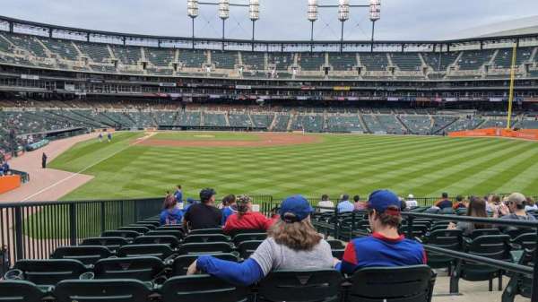 Comerica Park, section: 106, row: U, seat: 2