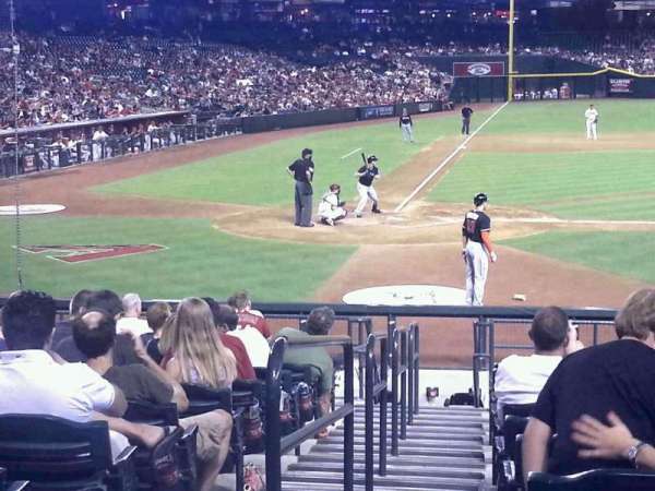 Chase Field, section: 118, row: 21, seat: 7
