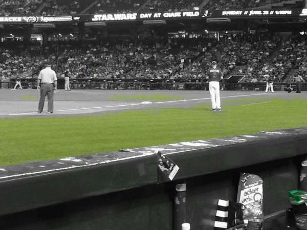 Chase Field, section: S, row: B, seat: 14