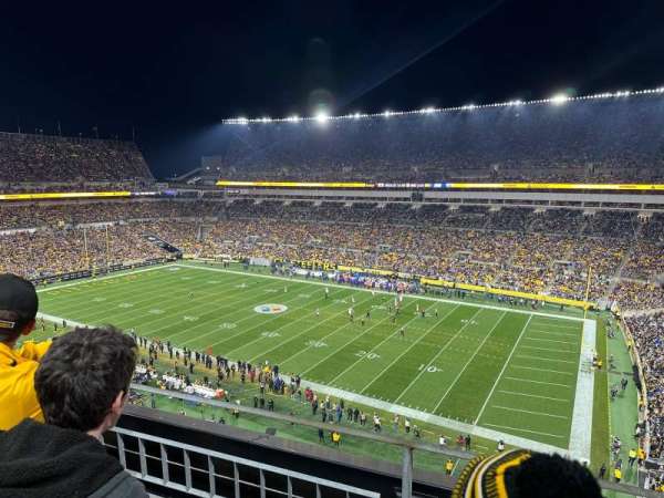Acrisure Stadium, section: 539, row: B, seat: 18