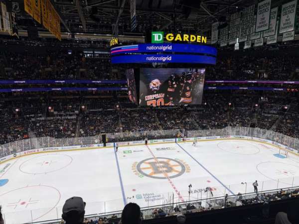 TD Garden, section: 317, row: 3, seat: 7