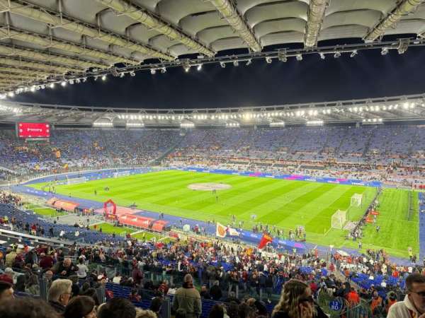 Stadio Olimpico, section: 13AD, row: 65, seat: 3