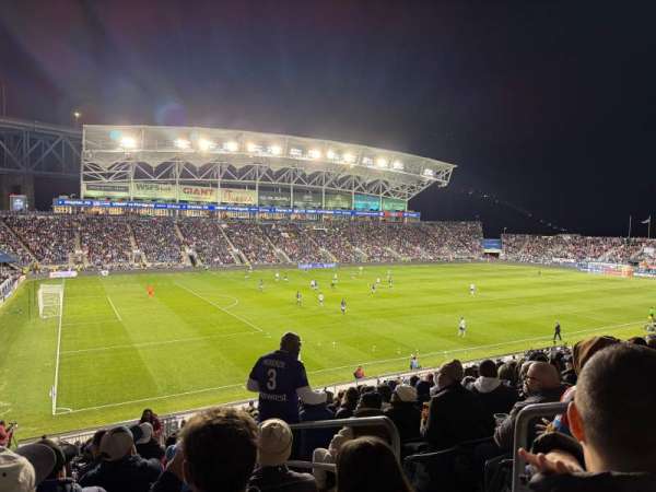 Subaru Park, section: 112, row: Z, seat: 3