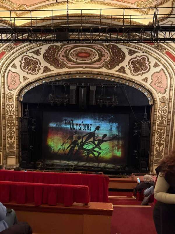Cadillac Palace Theater, section: Balcony C, row: F, seat: 319