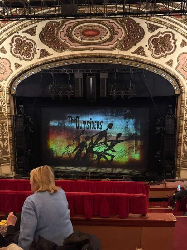 Cadillac Palace Theater, section: Balcony C, row: F, seat: 320
