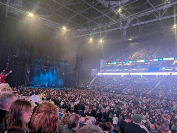 The O2, London, section: 103, row: L, seat: 105