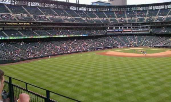 Coors Field, section: 202, row: 2, seat: 4