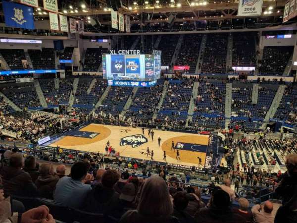 PeoplesBank Arena, section: 214, row: K, seat: 4