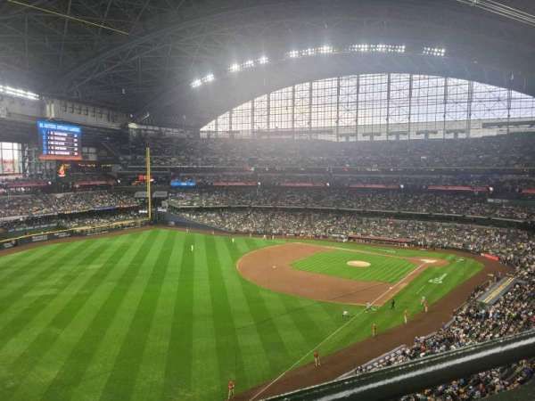 American Family Field, section: 437, row: 1, seat: 14