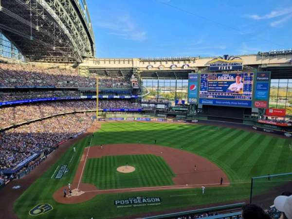 American Family Field, section: 417, row: 3, seat: 17